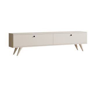 Έπιπλο τηλεόρασης Jate pakoworld σε λευκή απόχρωση 160x25x40εκ |  Έπιπλα τηλεόρασης στο espiti