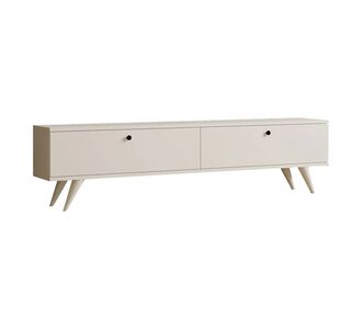 Έπιπλο τηλεόρασης Jate pakoworld σε λευκή απόχρωση 160x25x40εκ |  Έπιπλα τηλεόρασης στο espiti
