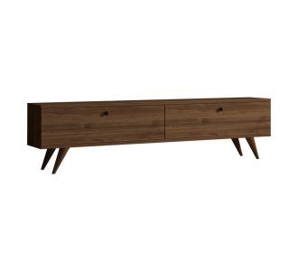 Έπιπλο τηλεόρασης Jate pakoworld σε καρυδί απόχρωση 160x25x40εκ |  Έπιπλα τηλεόρασης στο espiti