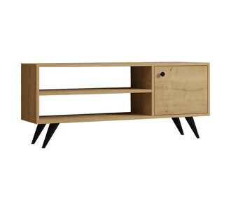 Έπιπλο τηλεόρασης Wison pakoworld σε oak απόχρωση 120x29x50εκ |  Έπιπλα τηλεόρασης στο espiti