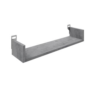 Ραφιέρα τοίχου Derva pakoworld σε cement γκρι απόχρωση 60x15x10cm |  Ραφιέρες τοίχου στο espiti