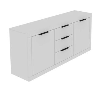 Μπουφές Doha pakoworld σε λευκή απόχρωση 180x45x80.5εκ |  Μπουφέδες στο espiti