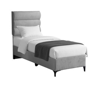 Κρεβάτι Limit pakoworld ύφασμα σε γκρι απόχρωση 90x200εκ |  Κρεβάτια στο espiti