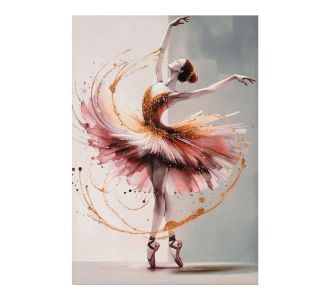 Πίνακας σε καμβά Dancito I Inart 70x2.5x100εκ |  Πίνακες στο espiti