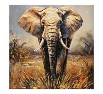 Πίνακας σε καμβά Elepho Inart 100x3x100εκ |  Πίνακες στο espiti
