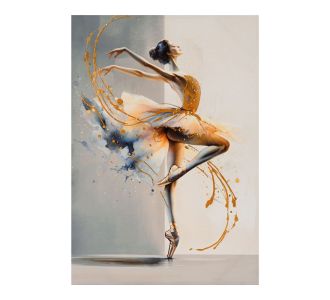 Πίνακας σε καμβά Dancito Inart 70x2.5x100εκ |  Πίνακες στο espiti