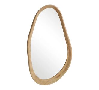 Καθρέπτης οβάλ Baloa pakoworld mdf σε φυσική απόχρωση 44x4x80εκ |  Καθρέπτες στο espiti