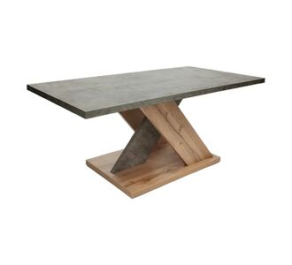 Τραπέζι σαλονιού Solange pakoworld σε γκρι-sonoma απόχρωση 110x55x47.5εκ |  Τραπεζάκια σαλονιού στο espiti