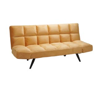 Καναπές - κρεβάτι 3θέσιος Freddo pakoworld σε μουσταρδί βελούδο 181x81x86εκ |  Καναπέδες-Κρεβάτι στο espiti