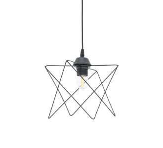 Φωτιστικό οροφής Langit pakoworld Ε27 μέταλλο μάυρο 18x18x65εκ |  Οροφής στο espiti