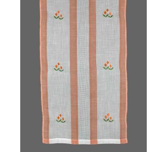 κουρτίνα 315 (180cm x 260cm) πορτοκαλί με τιράντα 6978000001167 SilkFashion |  Ετοιμες κουρτίνες με σχέδιο στο espiti