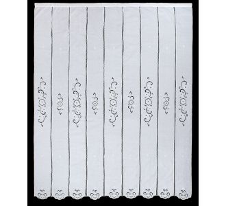 κουρτίνα 348 (200cm x 270cm) λευκό με τούνελ 6978000001195 SilkFashion |  Ετοιμες κουρτίνες με σχέδιο στο espiti