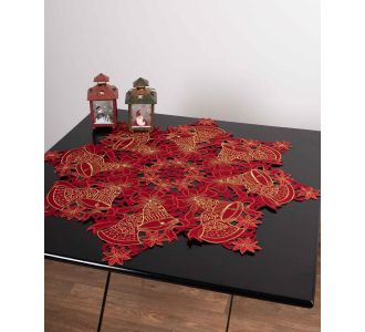χριστουγεννιάτικο τραπεζοκαρέ (140cm x 140cm) 2010-25 6978000001319 SilkFashion |  Χριστουγεννιάτικα Τραπεζομάντηλα  στο espiti