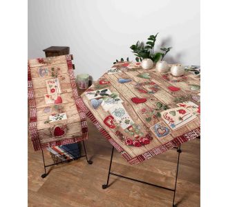 τραβέρσα ( 45cm x 140cm) tesis 6978000001423 SilkFashion |  Τραπεζομάντηλα στο espiti