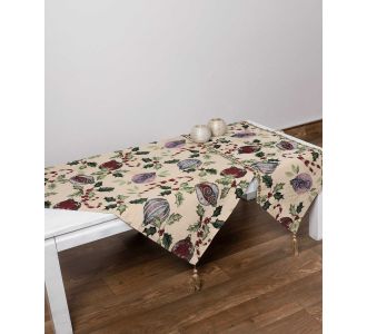 χριστουγεννιάτικη τραβέρσα (33cm x 125cm) 718 6978000001435 SilkFashion |  Χριστουγεννιάτικα Τραπεζομάντηλα  στο espiti