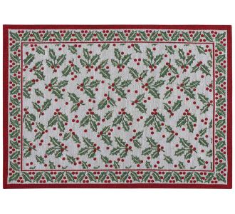χριστουγεννιάτικα σουπλά (35cm x 45cm) γκι 6978000001438 SilkFashion |  Χριστουγεννιάτικα Διακοσμητικά στο espiti