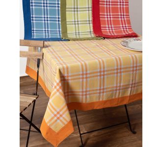τραπεζοκαρέ (140cm x 140cm) moda λευκό καρό πράσινο 6978000001802 SilkFashion |  Τραπεζομάντηλα στο espiti