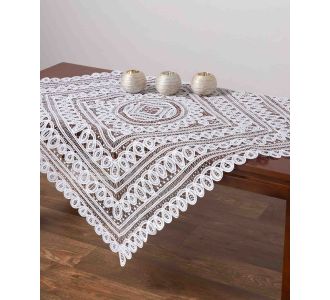 τραπεζομάντηλα (46cm x 46cm dz) 9175 λευκό 6978000001903 SilkFashion |  Τραπεζομάντηλα στο espiti
