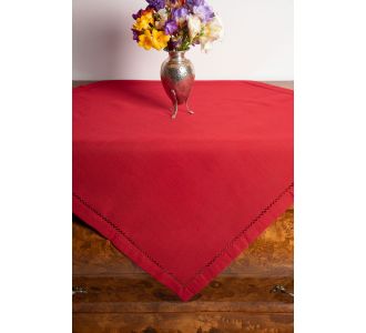 Καρέ (90cm x 90cm) 3096 κόκκινο 6978000002011 SilkFashion |  Τραπεζομάντηλα στο espiti