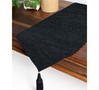 τραβέρσα  (40cm X 172cm)  281 μαύρη 6978000002124 SilkFashion |  Τραπεζομάντηλα στο espiti
