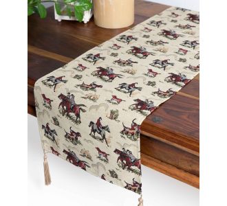 τραβέρσα  (33cm X 170cm)  κυνήγι 6978000002132 SilkFashion |  Τραπεζομάντηλα στο espiti