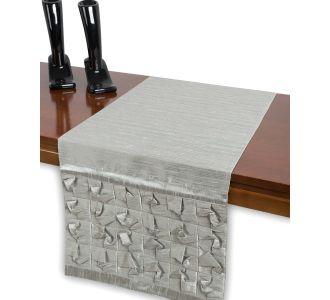 τραβέρσα  (40cm X 170cm)  3918 γκρι 6978000002257 SilkFashion |  Τραπεζομάντηλα στο espiti