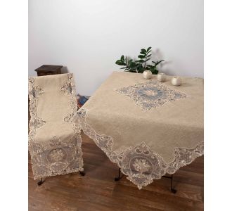 τραπεζοκαρέ  (140cm X 140cm)  YL189-021A 6978000002306 SilkFashion |  Τραπεζομάντηλα στο espiti