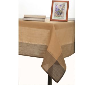 Ροτόντα nx031 (180cm) κάμελ 6978000002425 SilkFashion |  Τραπεζομάντηλα στο espiti