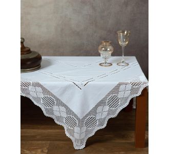 Χειροποίητο τραπεζομάντηλο 6220 (180cm x 180cm) 6978000002755 SilkFashion |  Τραβέρσες  στο espiti