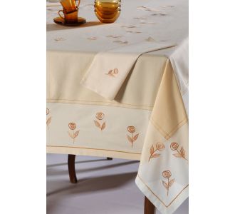 Τραπεζομάντηλο 623 (140cm x 180cm) κίτρινο 6978000003175 SilkFashion |  Τραπεζομάντηλα στο espiti