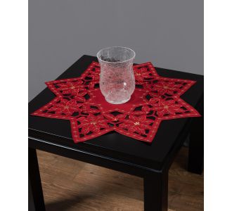 χριστουγεννιάτικο τραπεζοκαρέ (140cm x 140cm) y21κόκκινο 6978000003437 SilkFashion |  Χριστουγεννιάτικα Τραπεζομάντηλα  στο espiti