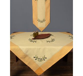 Τραπεζομάντηλο bg23a (160cm x 210cm) oval κίτρινο 6978000003675 SilkFashion |  Τραπεζομάντηλα στο espiti