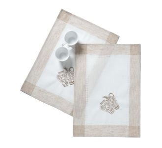 Ντουζίνες (12 τεμάχια) σουπλά 3741 (35cm x 50cm) ivory 6978000003700 SilkFashion |  Σουπλά στο espiti