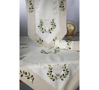 Τραπεζοκαρέ 05 (135cm x 135cm) 6978000003801 SilkFashion |  Τραπεζομάντηλα στο espiti
