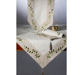 Τραπεζοκαρέ 2753 (135cm x 135cm) 6978000003827 SilkFashion |  Τραπεζομάντηλα στο espiti