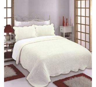 ΚΟΥΒΕΡΛΙ SUPERSOFT NX2212 (160cm x 220cm + 1 x 50cm x 70cm ) IVORY 5206978072635 SilkFashion |  Κουβερλί Υπέρδιπλα στο espiti