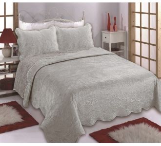 Κουβέρτα βελούδο με sherpa NX2211 (220cm x 240cm + 2x50cm x 70cm) light grey 5206978072444 SilkFashion |  Κουβέρτες fleece Υπέρδιπλες στο espiti