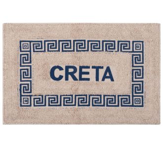 Πατάκι μαίανδρος Κρήτη (40cm x 60cm) μπλέ 6978000004148 SilkFashion |  Πατάκια Μπάνιου στο espiti