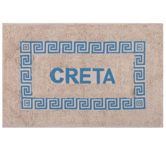 Πατάκι μαίανδρος Κρήτη (40cm x 60cm) σιέλ 6978000004150 SilkFashion |  Πατάκια Μπάνιου στο espiti