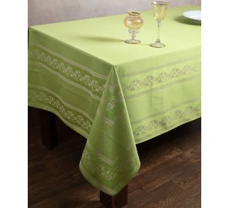 Ζακάρ τραπεζομάντηλο 1385 (154cm x 213cm) πράσινο 6978000004298 SilkFashion |  Τραπεζομάντηλα στο espiti