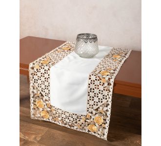 Σατέν κοφτή τραβέρσα (50cm x 150cm) 081 κίτρινο 6978000004759 SilkFashion |  Τραπεζομάντηλα στο espiti