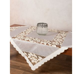 Σατέν κοφτό καρέ (85cm x 85cm) 8024a 6978000004796 SilkFashion |  Τραπεζομάντηλα στο espiti