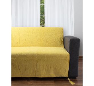 ΡΙΧΤΑΡΙΑ 055 (180cm x 180cm / 180cm x 250cm / 180cm x 320cm) ΚΙΤΡΙΝΟ 6978000005065 SilkFashion |  Ριχτάρια στο espiti