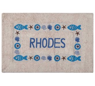 Πατάκι μάτι RHODES (40cm x 60cm) μπλέ 6978000005157 SilkFashion |  Πατάκια Μπάνιου στο espiti