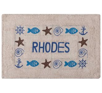 Πατάκι ψάρι RHODES (50cm x 80cm) μπλέ 6978000005170 SilkFashion |  Πατάκια Μπάνιου στο espiti