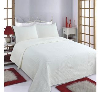 ΚΟΥΒΕΡΛΙ σετ (240cm x 260cm + 2 x 50cm x 70cm) LINES ivory 5206978073748 SilkFashion |  Κουβερλί Υπέρδιπλα στο espiti