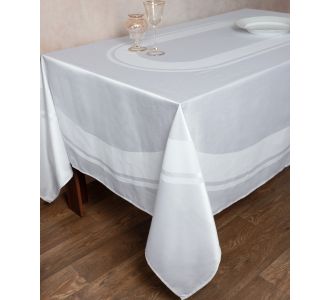 Ζακάρ τραπεζομάντηλο 423 (180cm x 220cm) λευκό 5206978059612 SilkFashion |  Τραπεζομάντηλα στο espiti