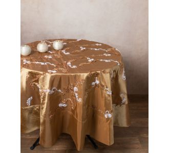 Σατέν Ροτόντα (180cm rd) 6271 Χρυσό 5206978032585 SilkFashion |  Τραπεζομάντηλα στο espiti