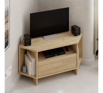 Έπιπλο τηλεόρασης γωνιακό Viva Megapap χρώμα sapphire oak 95,7x35,4x45εκ. |  Έπιπλα τηλεόρασης στο espiti