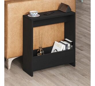 Τραπεζάκι βοηθητικό Simpi Megapap χρώμα black wood 55x20x60εκ. |  Τραπεζάκια βοηθητικά στο espiti